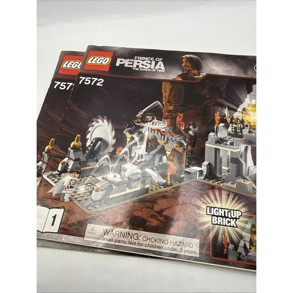 7572 The Sands Of Time prince of persia Lego Instruction Manual 1&2 Only
